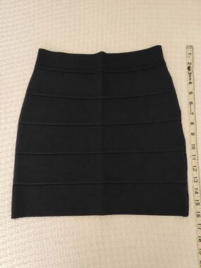 Romeo & Juliet Couture Black Bandage Pencil Mini Skirt